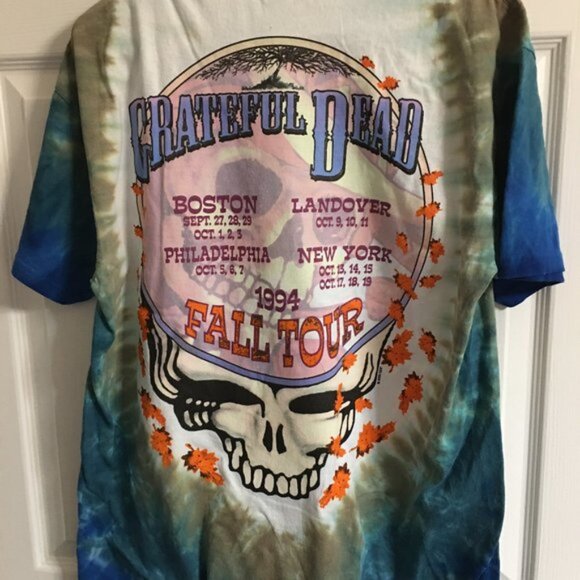 Grateful Dead Banjo Player Fall Tour Original T Shirt Size Large Box T01 - Picture 2 of 9